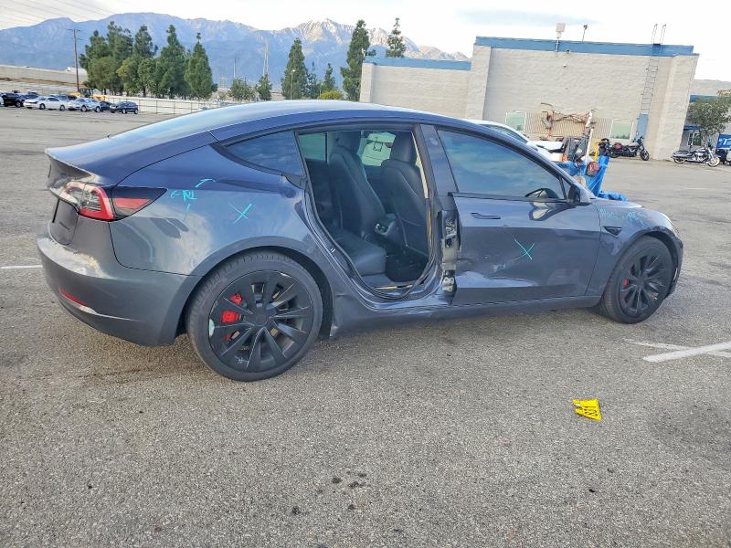 2023 Tesla Model 3 VIN 5YJ3E1EB6PF711079 COPART salvage auction — SIDE, Ca - Salvage Certificate, sold $6,700 on 2026-07-28 (photo 3)