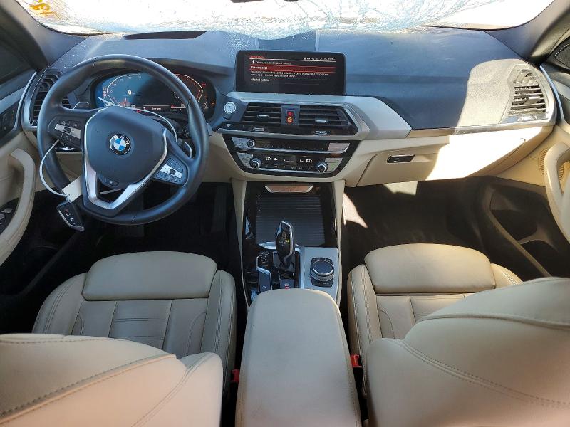 2020 BMW X3 VIN 5UXTY3C0XL9B43817 COPART salvage auction — FRONT END, Ca - Salvage Certificate, sold $7,200 on 2026-07-21 (photo 8)