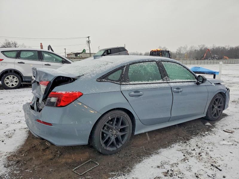 2022 Honda Civic VIN 2HGFE2F59NH514024 COPART salvage auction — FRONT END, NJ - CERT OF TITLE-SALVAGE, sold $6,300 on 2026-07-02 (photo 3)