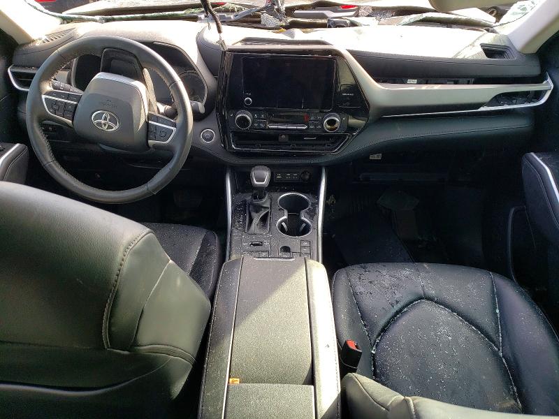 2023 Toyota Highlander VIN 5TDKDRBH8PS039561 COPART salvage auction — BURN, Ma - Cert Of Title-Salvage, sold $6,400 on 2026-07-06 (photo 8)