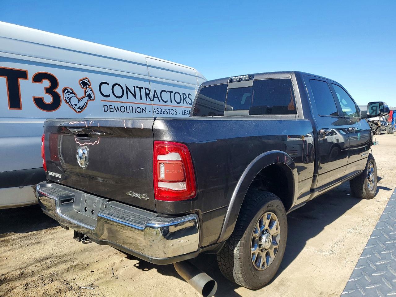 2019 Ram 2500 VIN 3C6UR5FLXKG615344 COPART salvage auction — Front End, CA - SALVAGE CERTIFICATE, sold $16,200 on 2026-03-11 (photo 3)