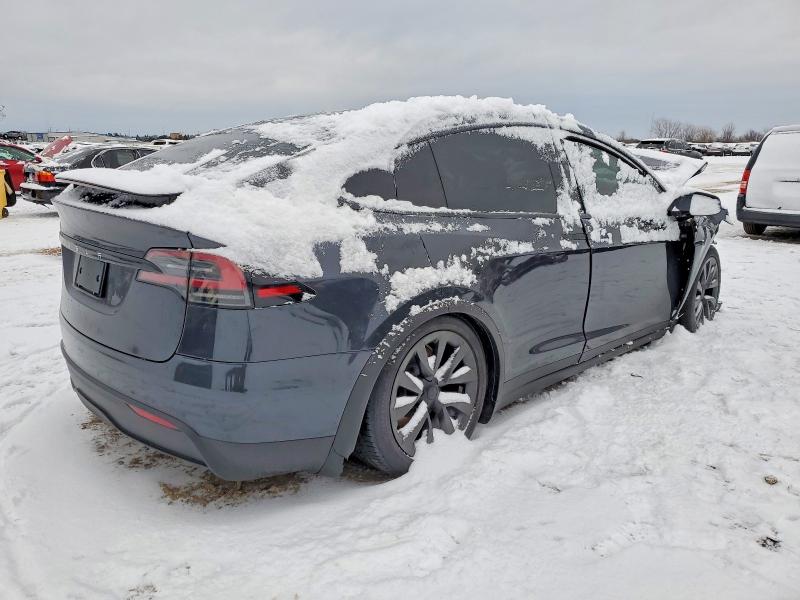2024 Tesla Model x VIN 7SAXCDE54RF445506 COPART salvage auction — Front End, IL - SALVAGE CERTIFICATE, sold $15,700 on 2026-04-21 (photo 3)