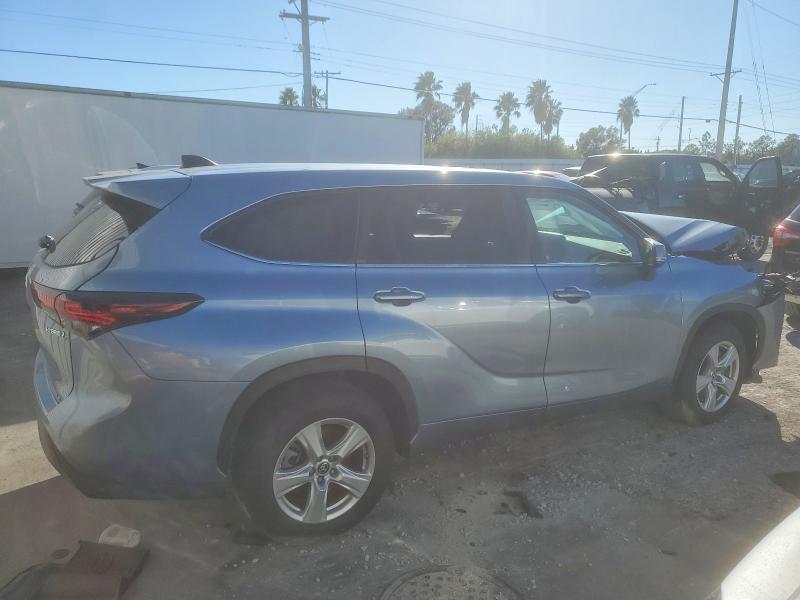 2024 Toyota Highlander VIN 5TDZARAH0RS535143 COPART salvage auction — FRONT END, Fl - Cert Of Title Slvg Rebuildable, sold $11,900 on 2026-07-15 (photo 3)