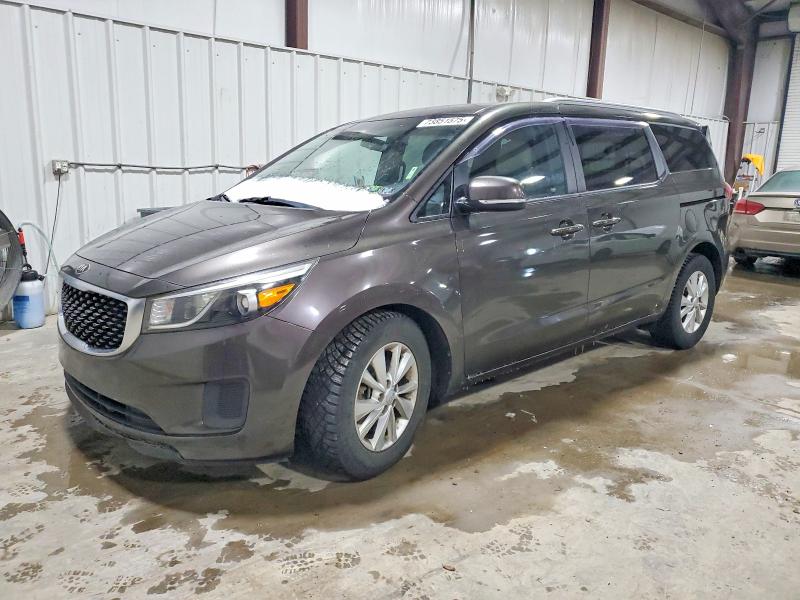 2016 Kia SEDONA VIN KNDMB5C18G6129348 COPART salvage auction — SIDE, Salvage Title, sold $2,150 on 2026-07-15 (photo 1)