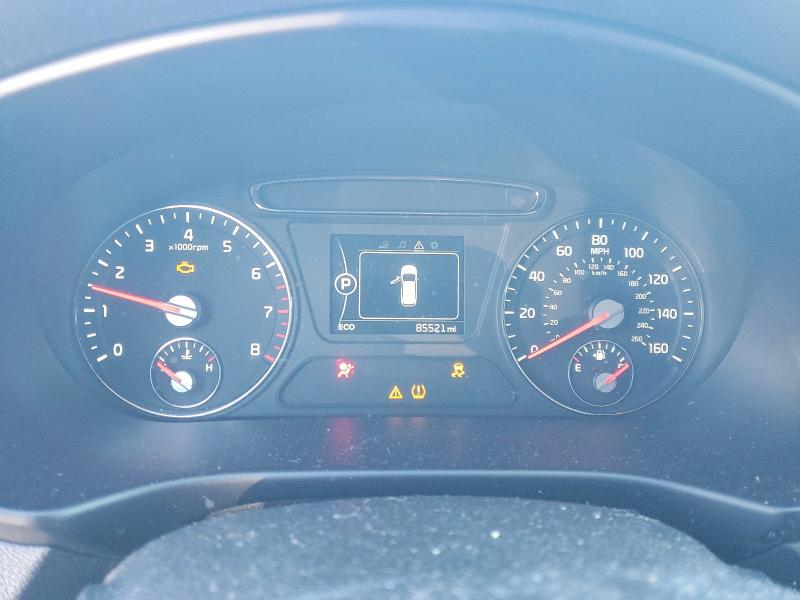 2018 Kia Sorento VIN 5XYPG4A31JG348833 COPART salvage auction — FRONT END, Nj - Cert Of Title-Salvage, sold $1,800 on 2026-07-23 (photo 9)