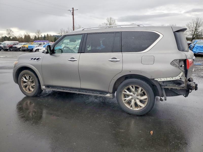 2014 Infiniti Qx80 VIN JN8AZ2NE5E9063483 COPART salvage auction — REAR END, Or - Lien Papers Salvage, sold $2,900 on 2026-07-13 (photo 2)