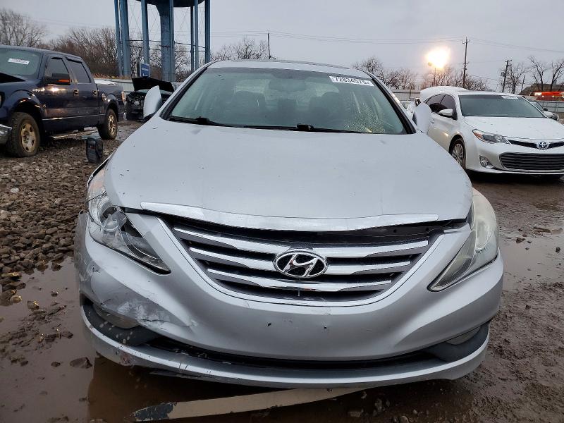 2014 Hyundai Sonata VIN 5NPEC4AB0EH844554 COPART salvage auction — FRONT END, Il - Salvage Certificate, sold $700 on 2026-07-06 (photo 5)