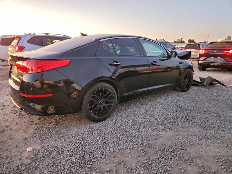 2014 Kia Optima VIN 5XXGN4A78EG327884 COPART salvage auction — FRONT END, Salvage Title, sold $375 on 2026-07-10 (photo 3)