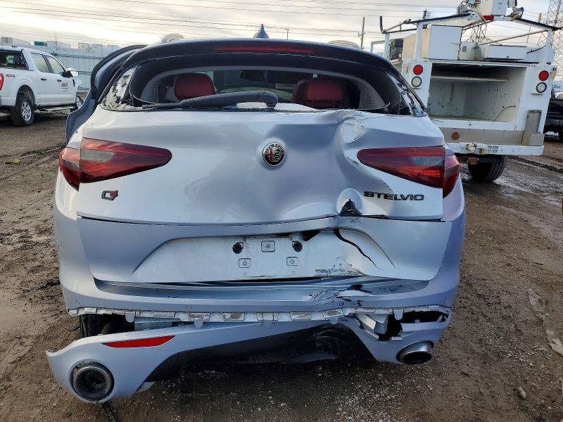 2021 Alfa romeo Stelvio VIN ZASPAKBNXM7D14971 COPART salvage auction — SIDE, Il - Salvage Certificate, sold $2,400 on 2026-07-21 (photo 6)
