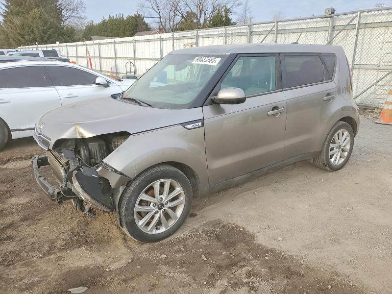 2019 Kia Soul VIN KNDJP3A55K7023778 COPART salvage auction — FRONT END, Md - Cert Of Salvage > 75% Damage, sold $250 on 2026-07-27 (photo 1)