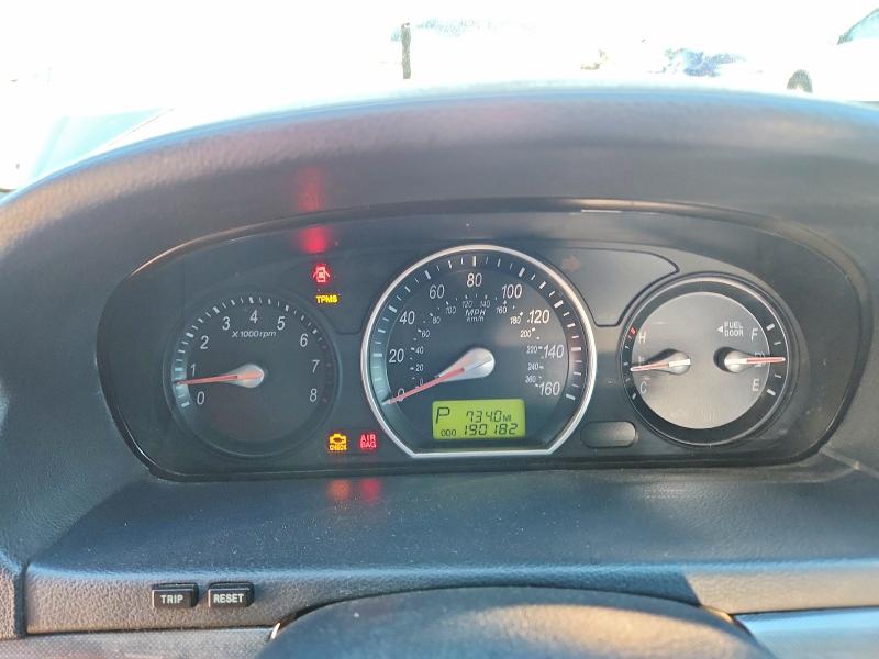 2007 Hyundai Sonata VIN 5NPEU46F57H252501 COPART salvage auction — REAR END, Ut - Salvage Certificate, sold $200 on 2026-07-07 (photo 9)