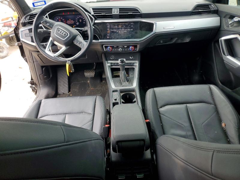 2021 Audi Q3 VIN WA1AUCF33M1104780 COPART salvage auction — SIDE, Tx - Salvage Vehicle Title, sold $6,300 on 2026-07-21 (photo 8)