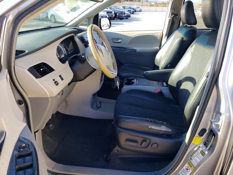 2012 Toyota Sienna VIN 5TDXK3DC1CS243395 COPART salvage auction — REAR END, Wv - Salvage Certificate, sold $1,000 on 2026-07-24 (photo 7)