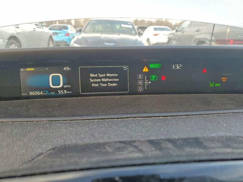 2016 Toyota Prius VIN JTDKARFU9G3524535 COPART salvage auction — FRONT END, Nj - Cert Of Title-Salvage, sold $3,750 on 2026-07-31 (photo 9)