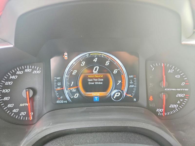 2016 Chevrolet Corvette stingray VIN 1G1YM2D75G5120487 COPART salvage auction — BURN, Tx - Certificate Of Title, sold $9,700 on 2026-07-28 (photo 9)