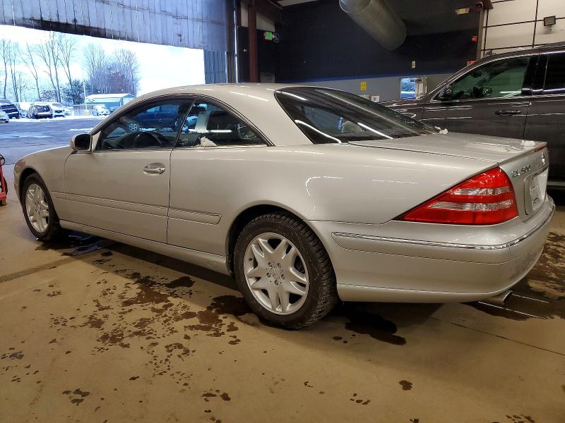 2002 Mercedes-benz Cl-class VIN WDBPJ75J82A022734 COPART salvage auction — MINOR DENT/SCRATCHES, Vt - Certificate Of Title, sold $3,350 on 2026-07-14 (photo 2)