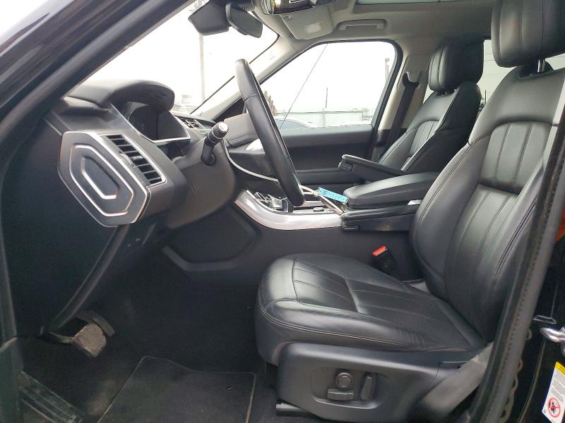 2020 Land rover Range rover sport VIN SALWR2SU3LA899553 COPART salvage auction — FRONT END, Tx - Salvage Vehicle Title, sold $21,000 on 2026-07-29 (photo 7)