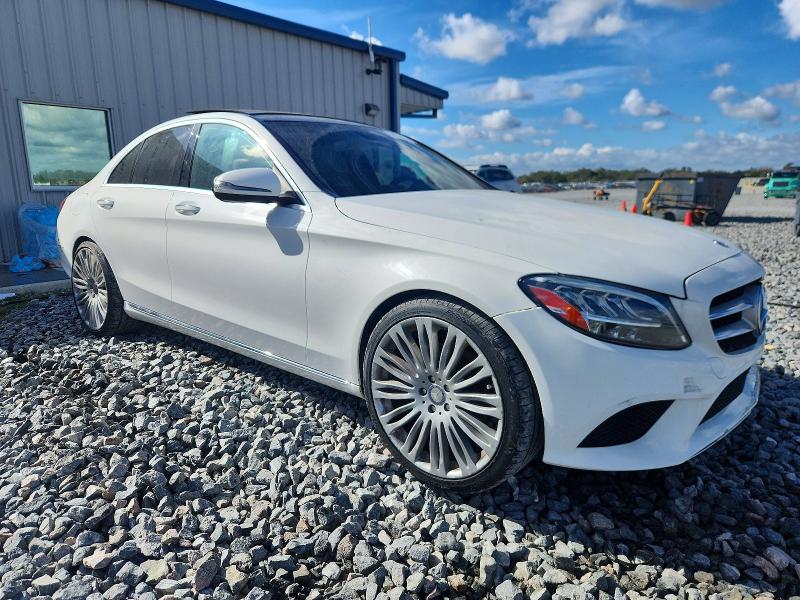 2020 Mercedes-benz C class VIN WDDWF8DB9LR563606 COPART salvage auction — SIDE, Fl - Certificate Of Destruction, sold $6,600 on 2026-08-11 (photo 4)