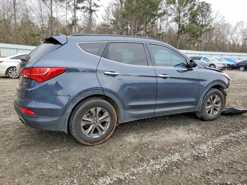 2016 Hyundai Santa fe VIN 5XYZU3LB7GG364334 COPART salvage auction — FRONT END, GA - CERT OF TITLE-SALVAGE, sold $1,450 on 2026-07-07 (photo 3)