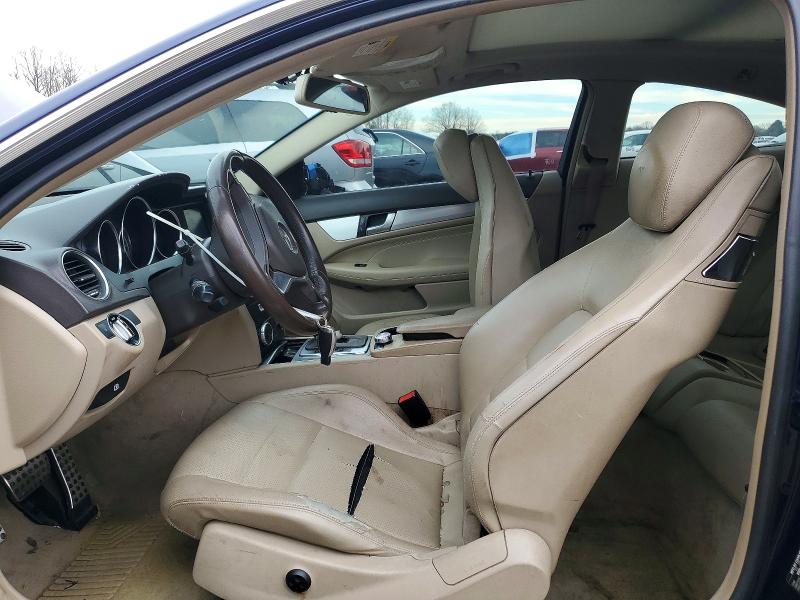 2012 Mercedes-benz C-klasse VIN WDDGJ4HB4CF925137 COPART salvage auction — FRONT END, Salvage Title, sold $700 on 2026-08-11 (photo 7)