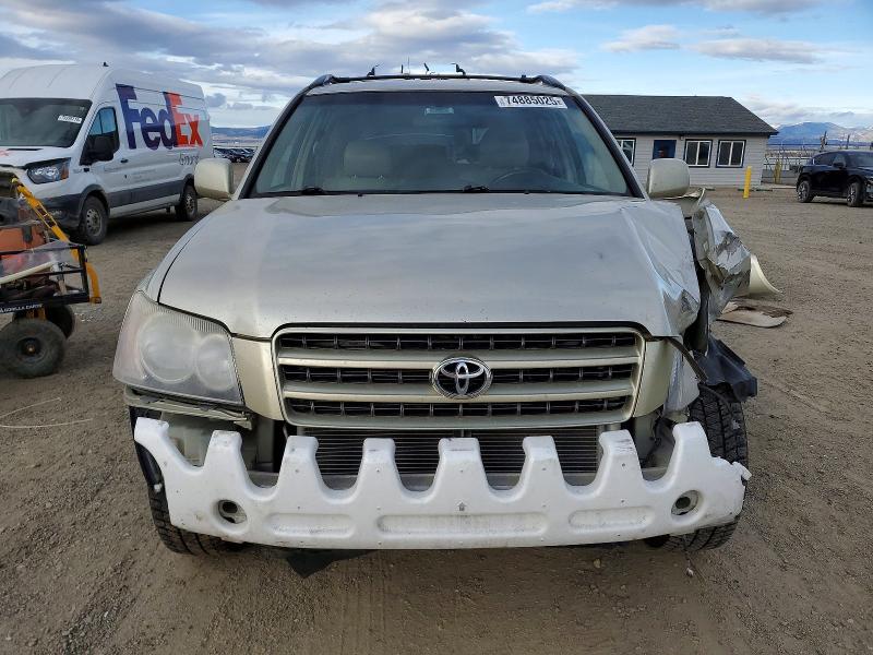 2001 Toyota Highlander VIN JTEHF21A510033464 COPART salvage auction — FRONT END, Wa - Vehicle Cert Of Ownership-Titl, sold $200 on 2026-07-14 (photo 5)