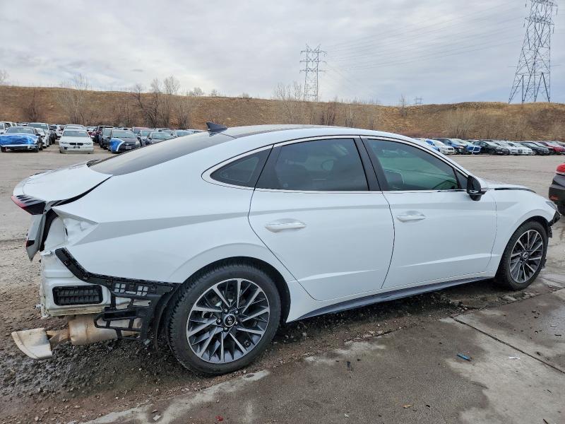2021 Hyundai Sonata VIN 5NPEH4J20MH110674 COPART salvage auction — FRONT END, Mi - Scrap Certificate Of Title, sold $4,100 on 2026-07-15 (photo 3)
