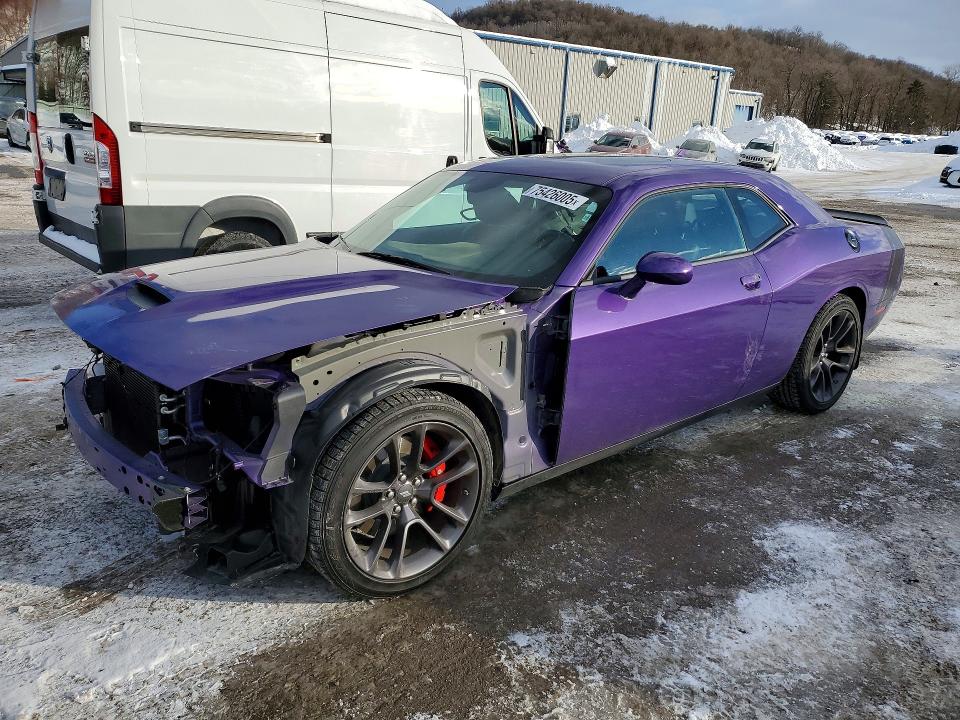 2023 Dodge Challenger VIN 2C3CDZBTXPH648310 COPART salvage auction — FRONT END, Oh - Cert Of Title-Salvage, sold $8,200 on 2026-07-30 (photo 1)