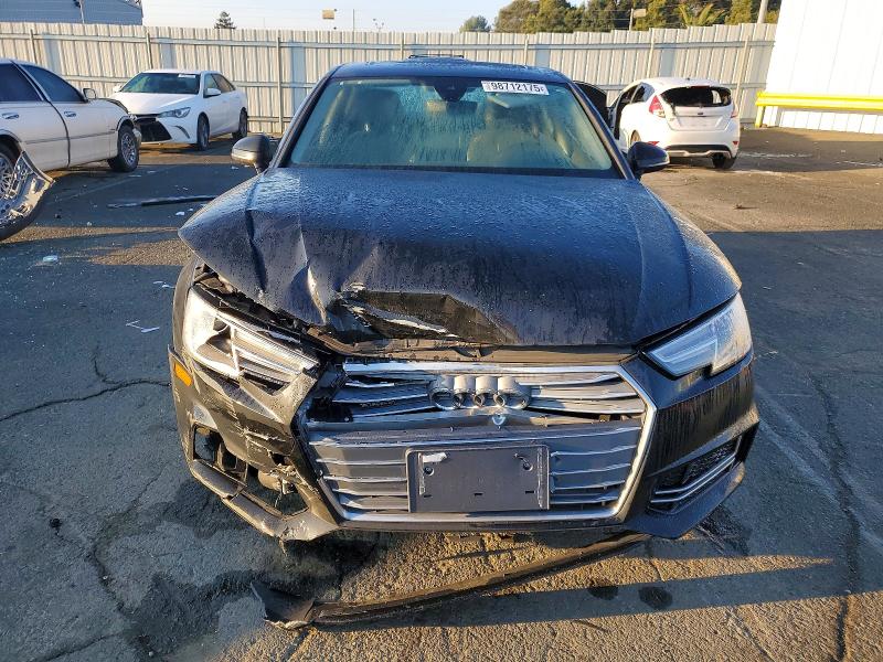 2018 Audi A4 VIN WAUDNAF41JA094787 COPART salvage auction — FRONT END, Ca - Salvage Certificate, sold $3,600 on 2026-07-06 (photo 5)