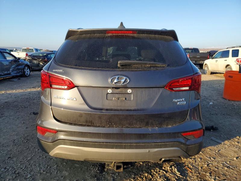 2017 Hyundai Santa fe VIN 5XYZUDLB4HG444889 COPART salvage auction — FRONT END, Ut - Salvage Certificate, sold $1,700 on 2026-07-24 (photo 6)