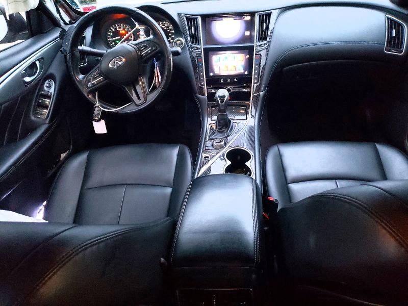 2020 Infiniti Q50 VIN JN1EV7AR2LM252362 COPART salvage auction — ALL OVER, Nj - Cert Of Title-Salvage, sold $350 on 2026-07-21 (photo 8)