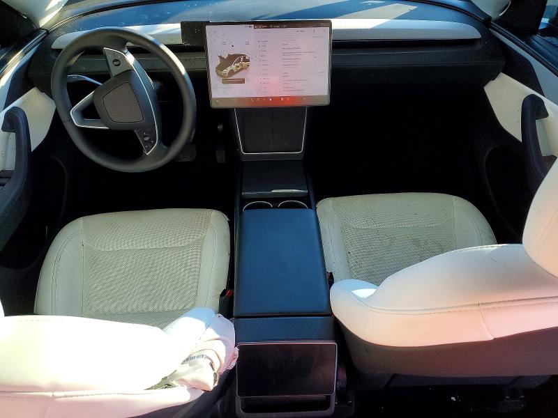 2026 Tesla Model y VIN 7SAYGDEE4TF340836 COPART salvage auction — FRONT END, Ca - Salvage Certificate, sold $21,000 on 2026-07-09 (photo 8)