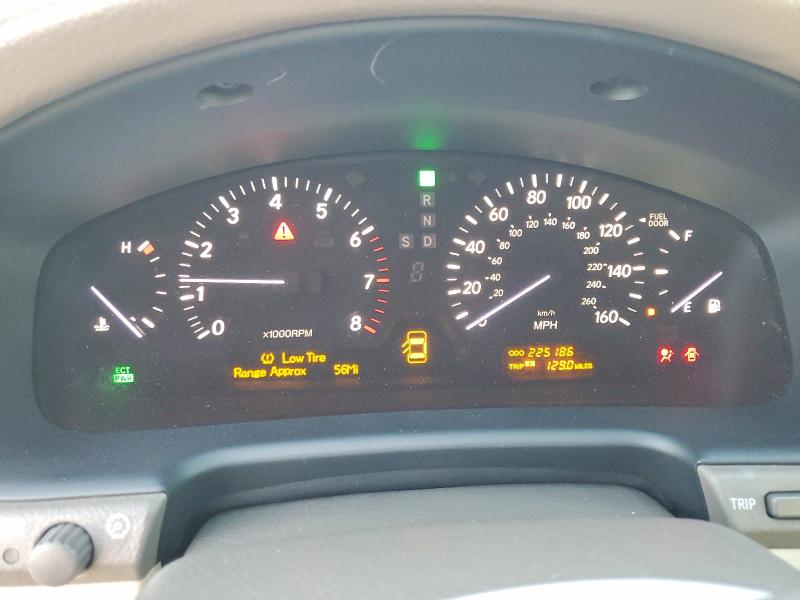2004 Lexus Ls VIN JTHBN36F140151070 COPART salvage auction — REAR END, Ca - Salvage Certificate, sold $1,200 on 2026-07-09 (photo 9)