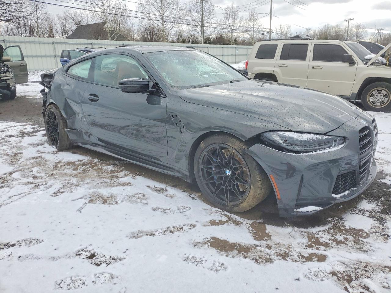 2022 BMW M4 VIN WBS43AZ03NCJ52449 COPART salvage auction — Rear End, CT - CERT OF TITLE-SALVAGE, sold $24,700 on 2026-06-30 (photo 4)