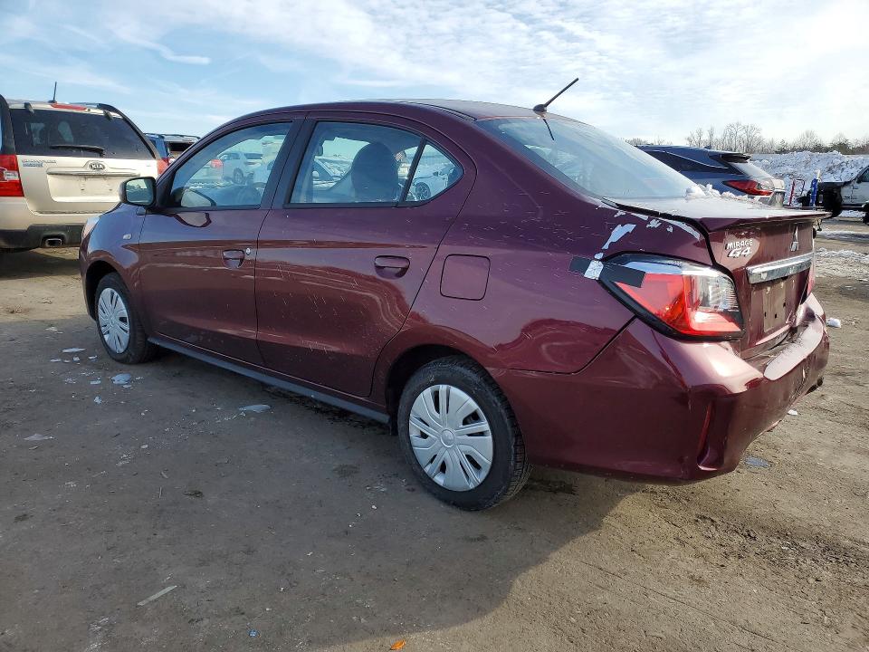 2024 Mitsubishi Mirage VIN ML32FUFJ3RHF06621 COPART salvage auction — FRONT END, Va - Cert Of Title - Salvage, sold $2,800 on 2026-07-08 (photo 2)