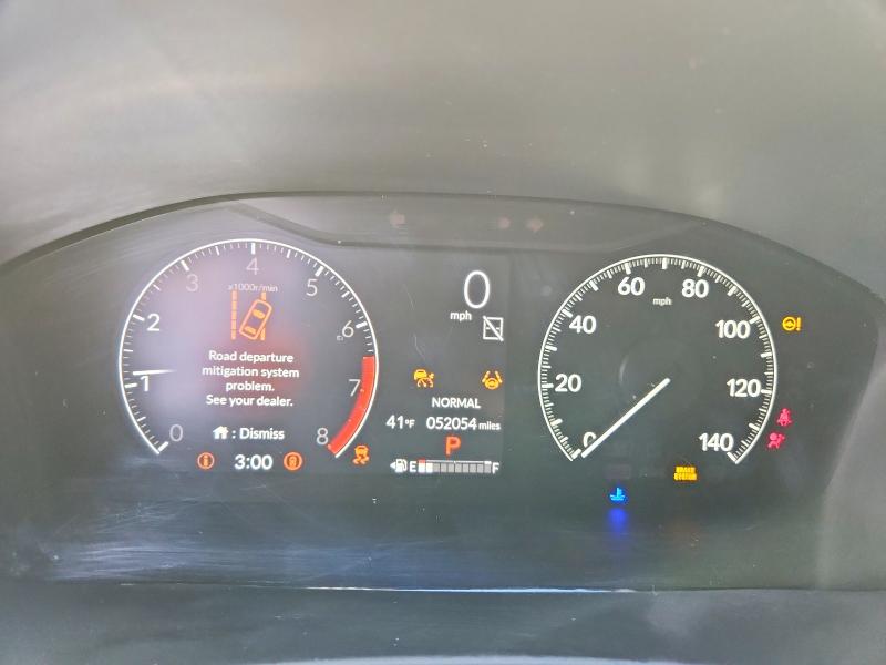 2024 Honda Cr-v VIN 2HKRS4H42RH443752 COPART salvage auction — FRONT END, Co - Public - Salvage Title, sold $11,500 on 2026-07-29 (photo 9)