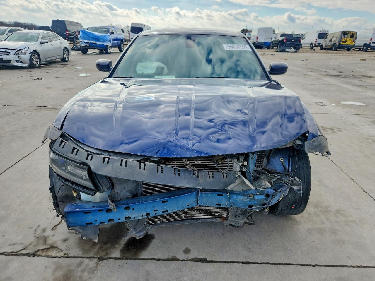 2015 Dodge Charger VIN 2C3CDXBG1FH926002 COPART salvage auction — Front End, TX - SALVAGE VEHICLE TITLE, sold $825 on 2026-07-09 (photo 5)