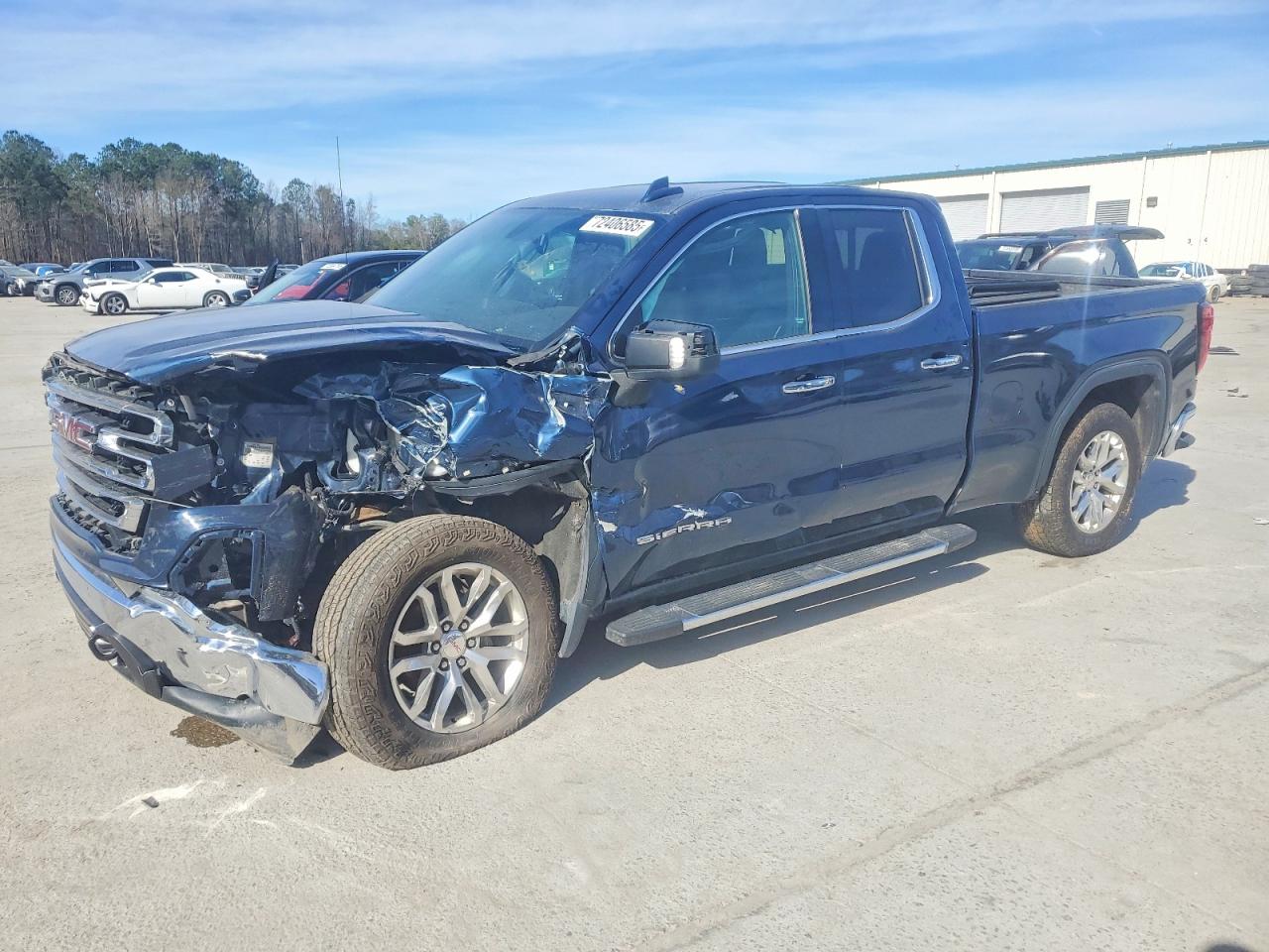 2019 GMC Sierra VIN 1GTR9DED2KZ286383 COPART salvage auction — Front End, SC - CERT OF TITLE-SALVAGE, sold $6,800 on 2026-06-26 (photo 1)