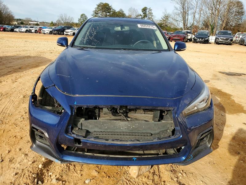 2018 Infiniti Q50 VIN JN1EV7AR2JM445964 COPART salvage auction — FRONT END, Nc - Salvage Certificate Of Title, sold $1,750 on 2026-07-20 (photo 5)