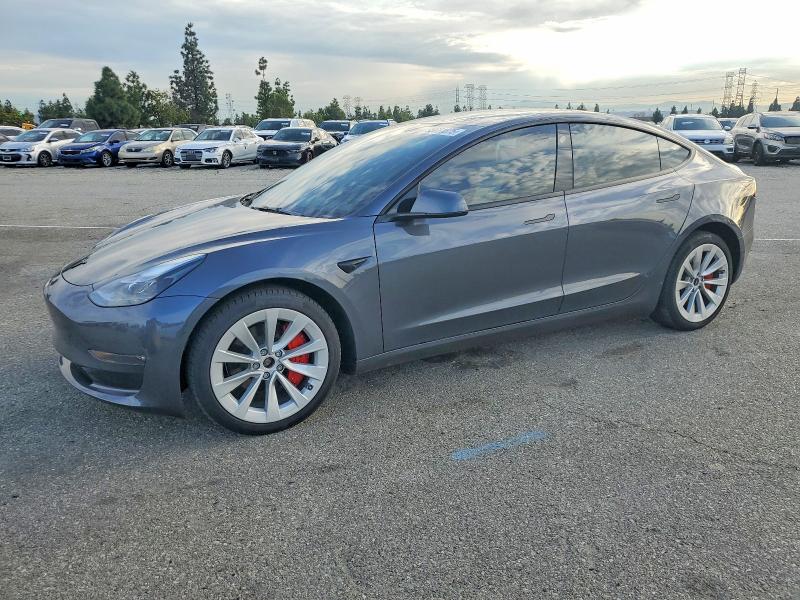 2023 Tesla Model 3 VIN 5YJ3E1EB6PF711079 COPART salvage auction — SIDE, Ca - Salvage Certificate, sold $6,700 on 2026-07-28 (photo 1)