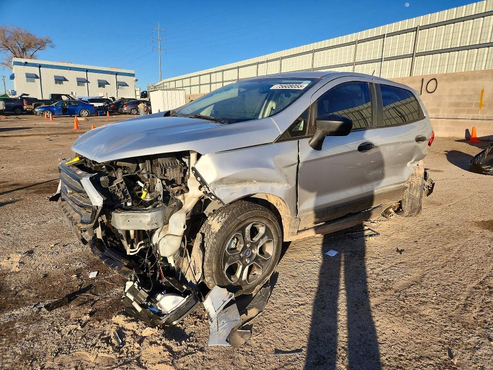 2020 Ford Ecosport VIN MAJ6S3FL2LC387764 COPART salvage auction — FRONT END, Nm - Cert Of Title-Salvage, sold $750 on 2026-07-16 (photo 1)