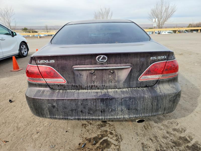 2006 Lexus ES VIN JTHBA30G465163801 COPART salvage auction — FRONT END, Nm - Cert Of Title-Salvage, sold $925 on 2026-07-27 (photo 6)