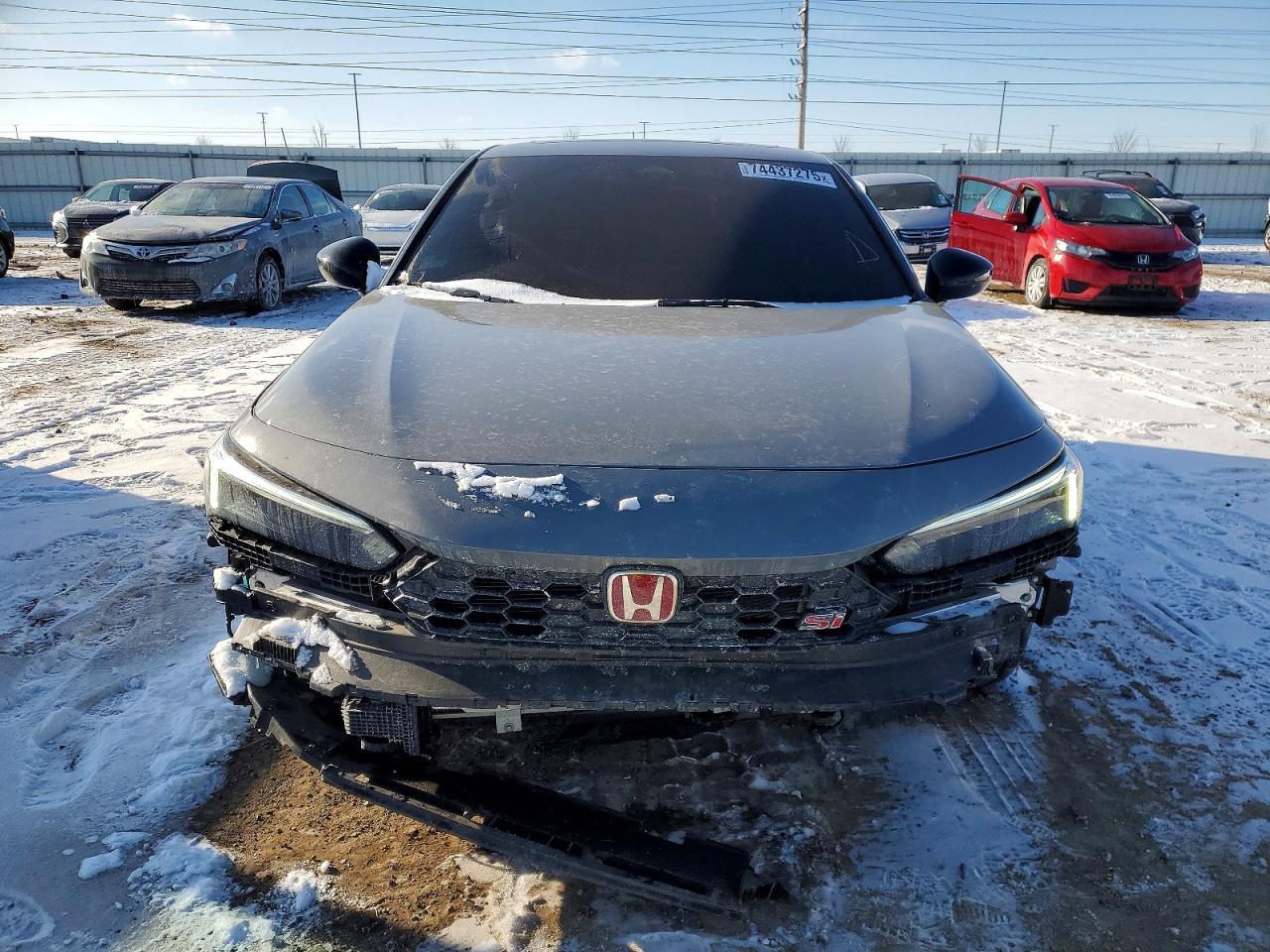 2025 Honda Civic VIN 2HGFE1E5XSH471966 COPART salvage auction — Front End, IL - SALVAGE CERTIFICATE, sold $8,800 on 2026-07-02 (photo 5)
