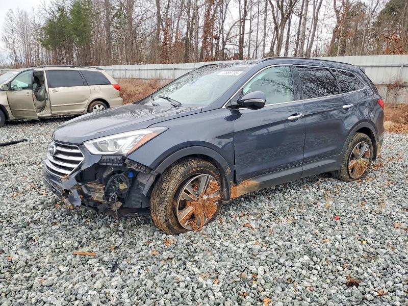 2014 Hyundai Santa fe VIN KM8SR4HF1EU077325 COPART salvage auction — FRONT END, NC - SALVAGE CERTIFICATE OF TITLE, sold $575 on 2026-07-29 (photo 1)