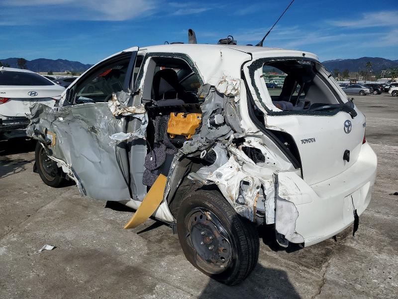2010 Toyota Yaris VIN JTDJT4K39A5316298 COPART salvage auction — FRONT END, Ca - Non-Repairable Vehicle Cert, sold $250 on 2026-07-29 (photo 2)