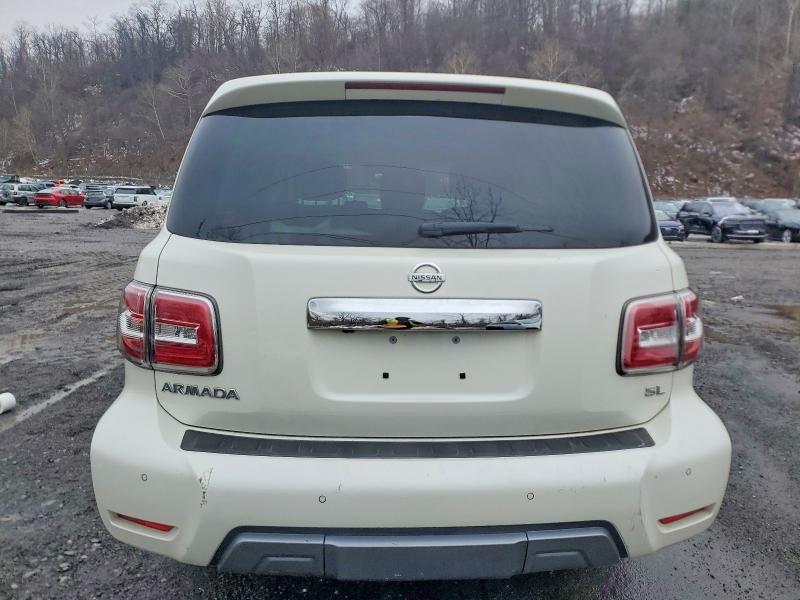 2020 Nissan Armada VIN JN8AY2NC5LX517239 COPART salvage auction — WATER/FLOOD, Nj - Cert Of Title-Salvage Flood, sold $5,800 on 2026-07-07 (photo 6)