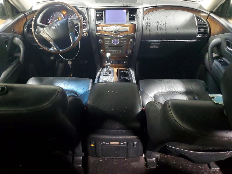 2012 Infiniti Qx56 VIN JN8AZ2NE7C9018378 COPART salvage auction — FRONT END, Il - Salvage Certificate, sold $1,350 on 2026-07-07 (photo 8)