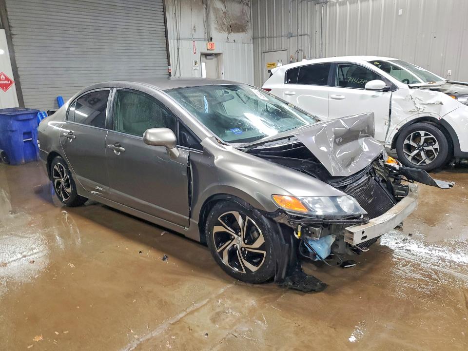 2007 Honda Civic VIN 2HGFA16527H316619 COPART salvage auction — FRONT END, Nh - Cert Of Title-Salvage, sold $500 on 2026-07-30 (photo 4)