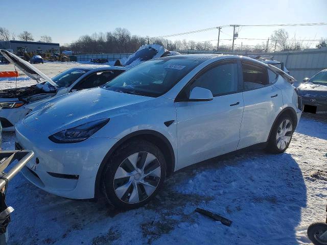 2021 Tesla Model y VIN 5YJYGDEE5MF279267 COPART salvage auction — REAR END, Nj - Cert Of Title-Salvage, sold $9,200 on 2026-07-24 (photo 1)