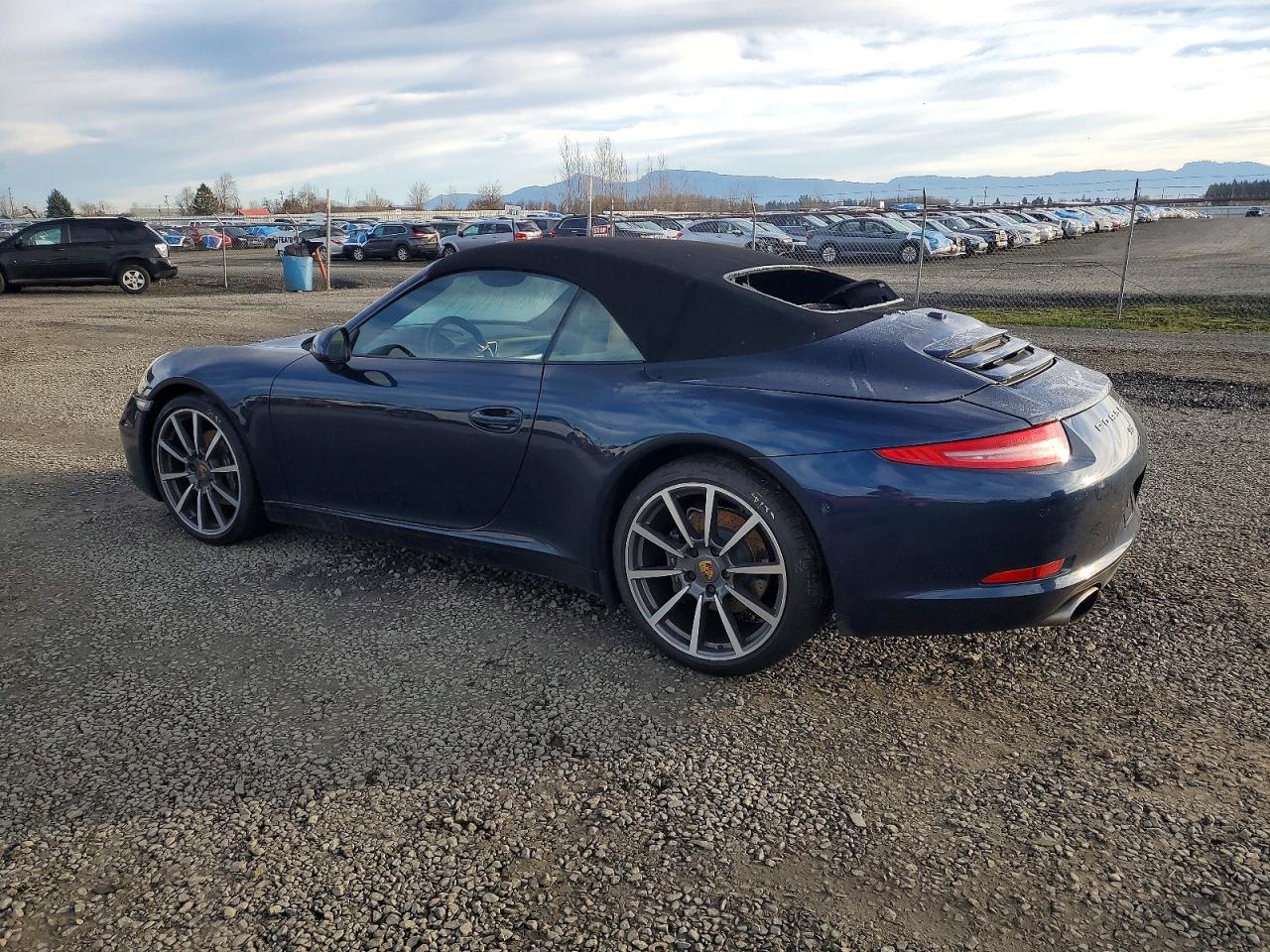 2013 Porsche 911 VIN WP0CA2A95DS140199 COPART salvage auction — Burn Engine, OR - SALVAGE TITLE CERTIFICATE, sold $17,200 on 2026-05-12 (photo 2)