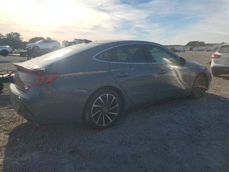2021 Hyundai Sonata VIN 5NPEH4J2XMH070930 COPART salvage auction — SIDE, TX - SALVAGE VEHICLE TITLE, sold $300 on 2026-07-27 (photo 3)